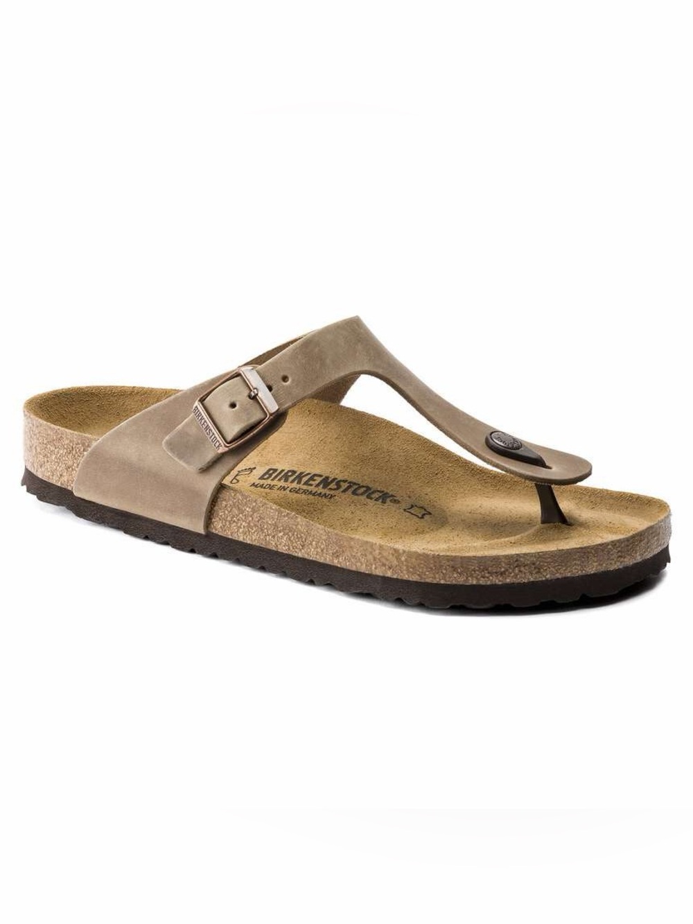 😎 Birkenstock Gizah Tobacco Brown Sandals with box